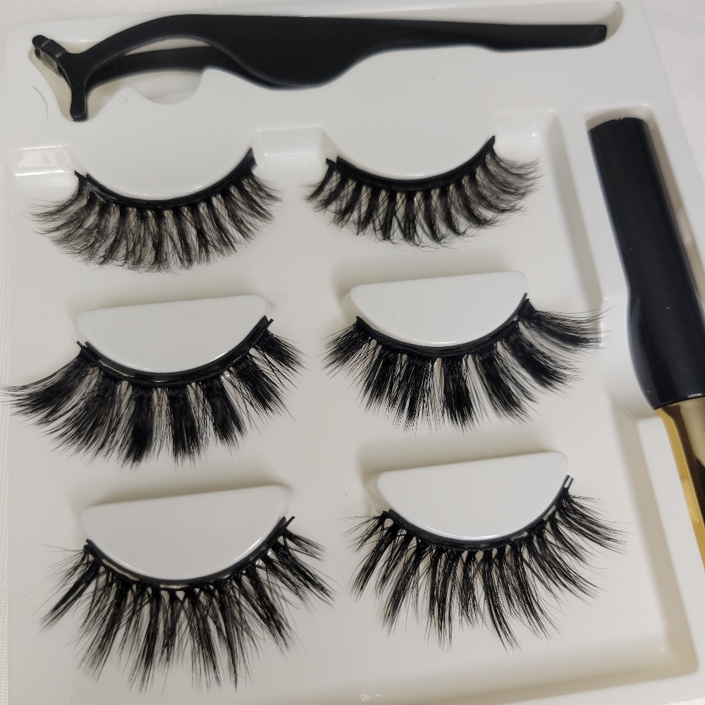 3pairs Magnetic Lashes Kit